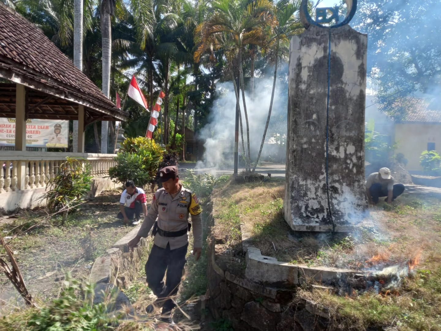 Jum’at Bersih, Bhabinkamtibmas Kerja Bakti