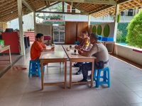 LEWAT SAMBANG BHABINKAMTIBMAS SAMPAIKAN PESAN KAMTIBMAS