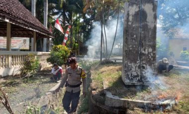 Jum’at Bersih, Bhabinkamtibmas Kerja Bakti